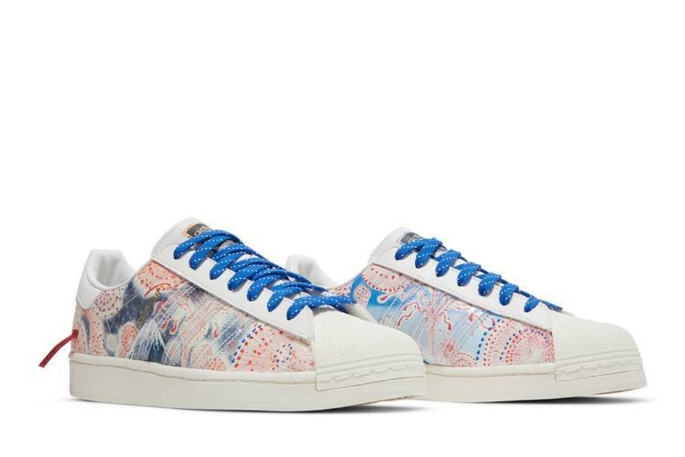 Кроссовки Atmos X Three Tides Tattoo X Adidas Originals Superstar "Mt. Fuji"