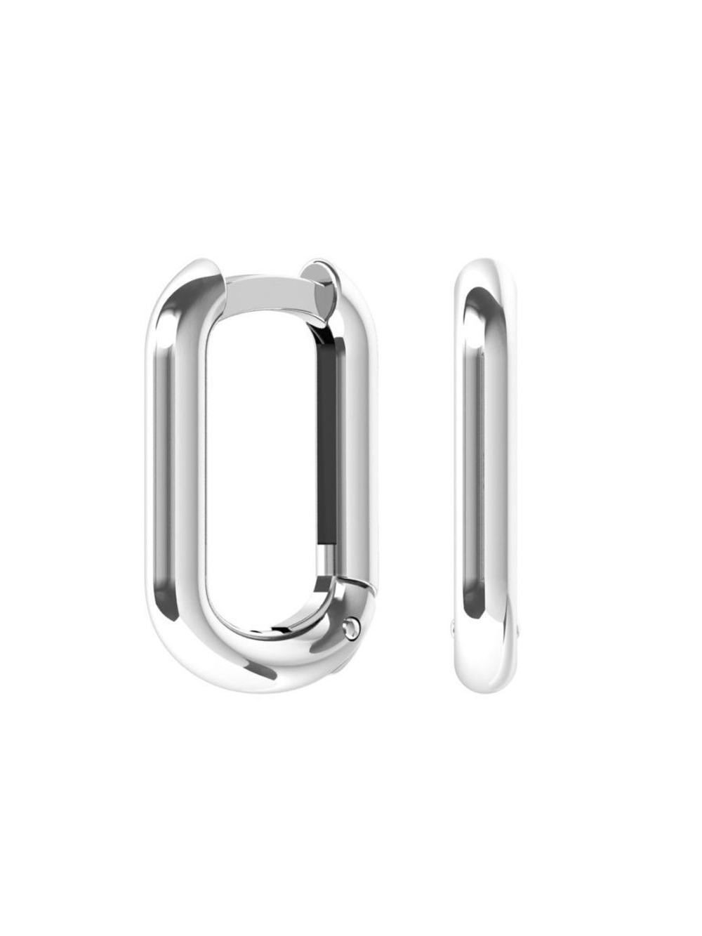 Серьги "База" из серебра 1,5 см