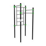 W216 Воркаут (3 перекладины, шведская стенка) ZAVODSPORTA