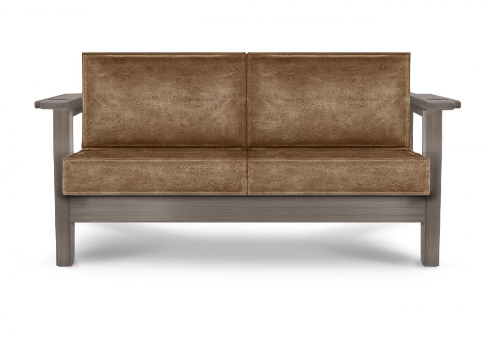 Диван Victory (Grey_bristol,Винилискожа Mahogany,Винилискожа (Mahogany) цвет № 202)
