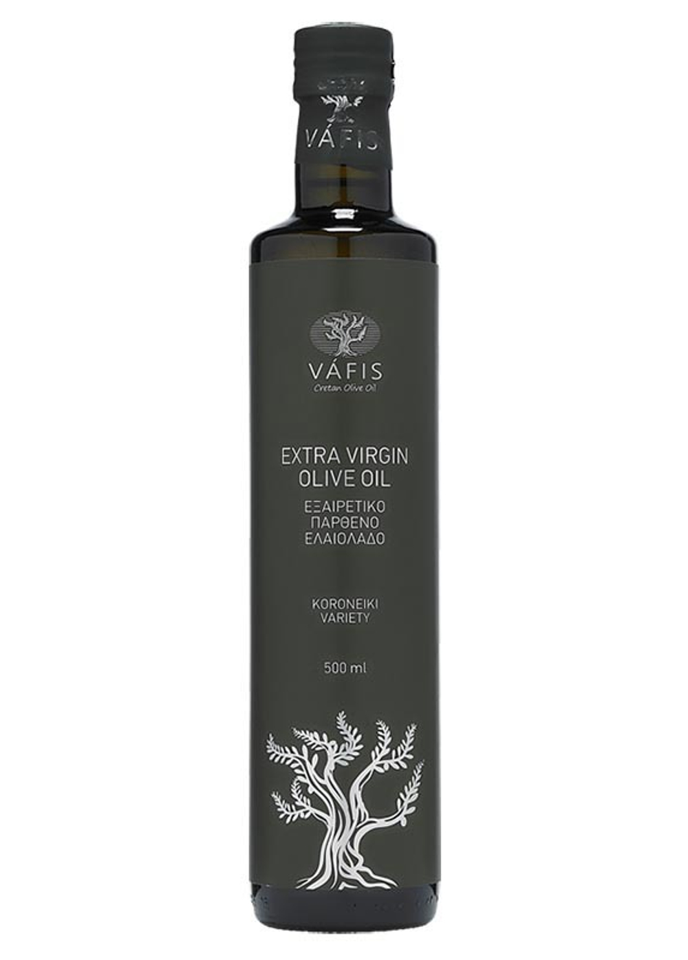 Оливковое масло нерафинированноеVAFIS Extra Virgin от NIKITAKIS в стекл. бут. 250 мл, Греция