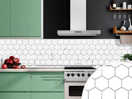 Кухонный фартук Соты 2000х600 мм