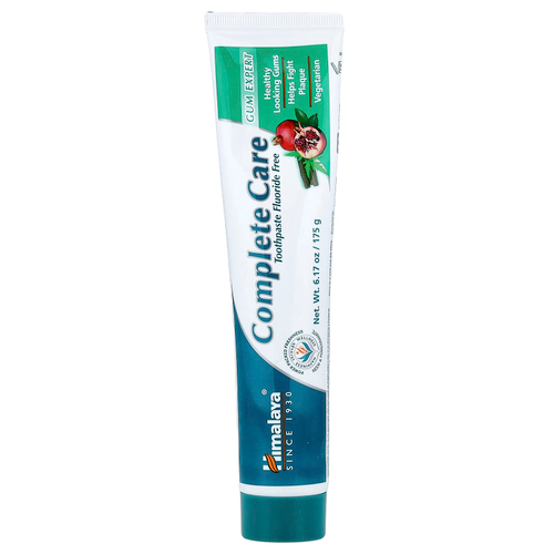 Himalaya, Зубная паста Complete Care без фторидов, нима и граната, 175 г (6,17 унции)