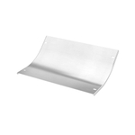 Крышка на угол лестничный вертикальный внутренний 45 градусов 80х200, толщ. 2 мм, R300, в комплекте с крепёжными элементами,необходимыми для монтажа, алюминий