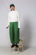 Лонгслив "Зое" в рубчик, айвори