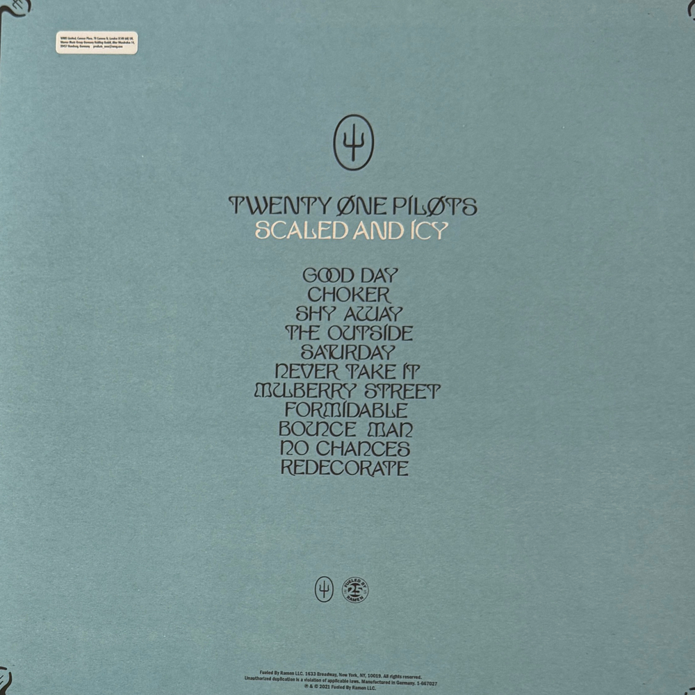Виниловая пластинка Twenty One Pilots - Scaled And Icy LP