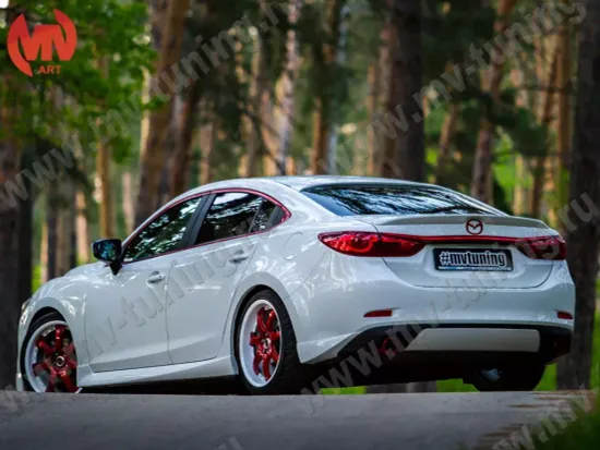 Накладки на пороги SkyActivSport для Mazda 6 Atenza GJ