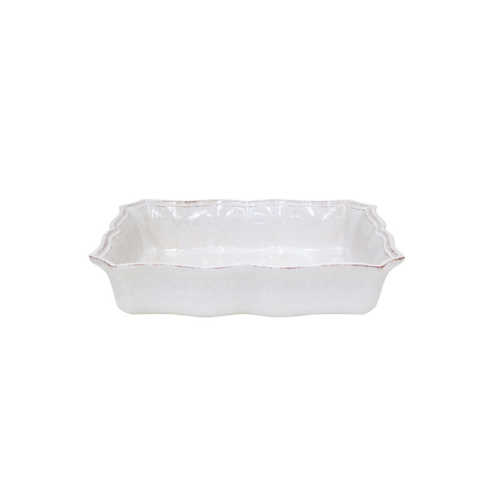 Блюдо для запекания Impressions, 30х21х6 см, цвет белый, керамика Costa Nova