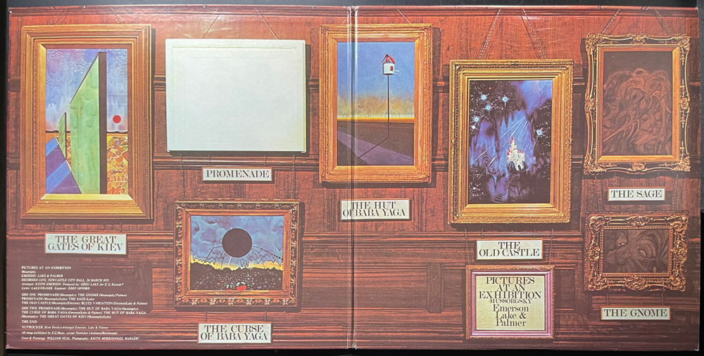 Emerson, Lake & Palmer ‎– Pictures At An Exhibition (Япония 1976г.)