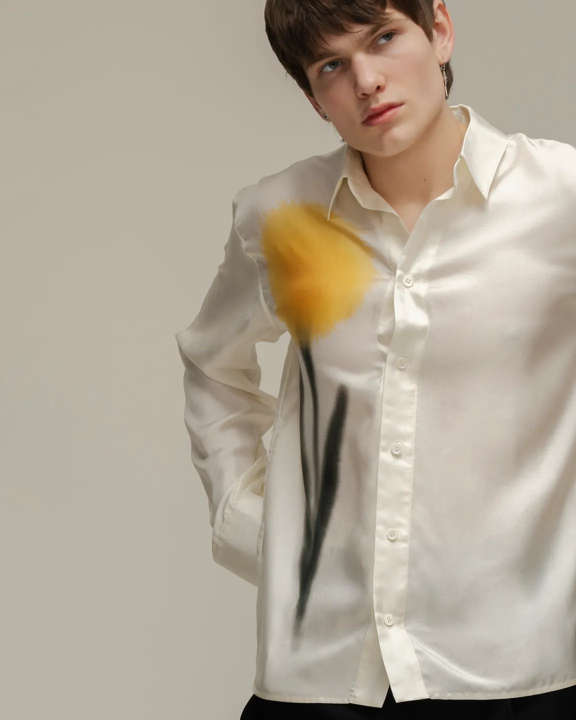 Шелковая рубашка 