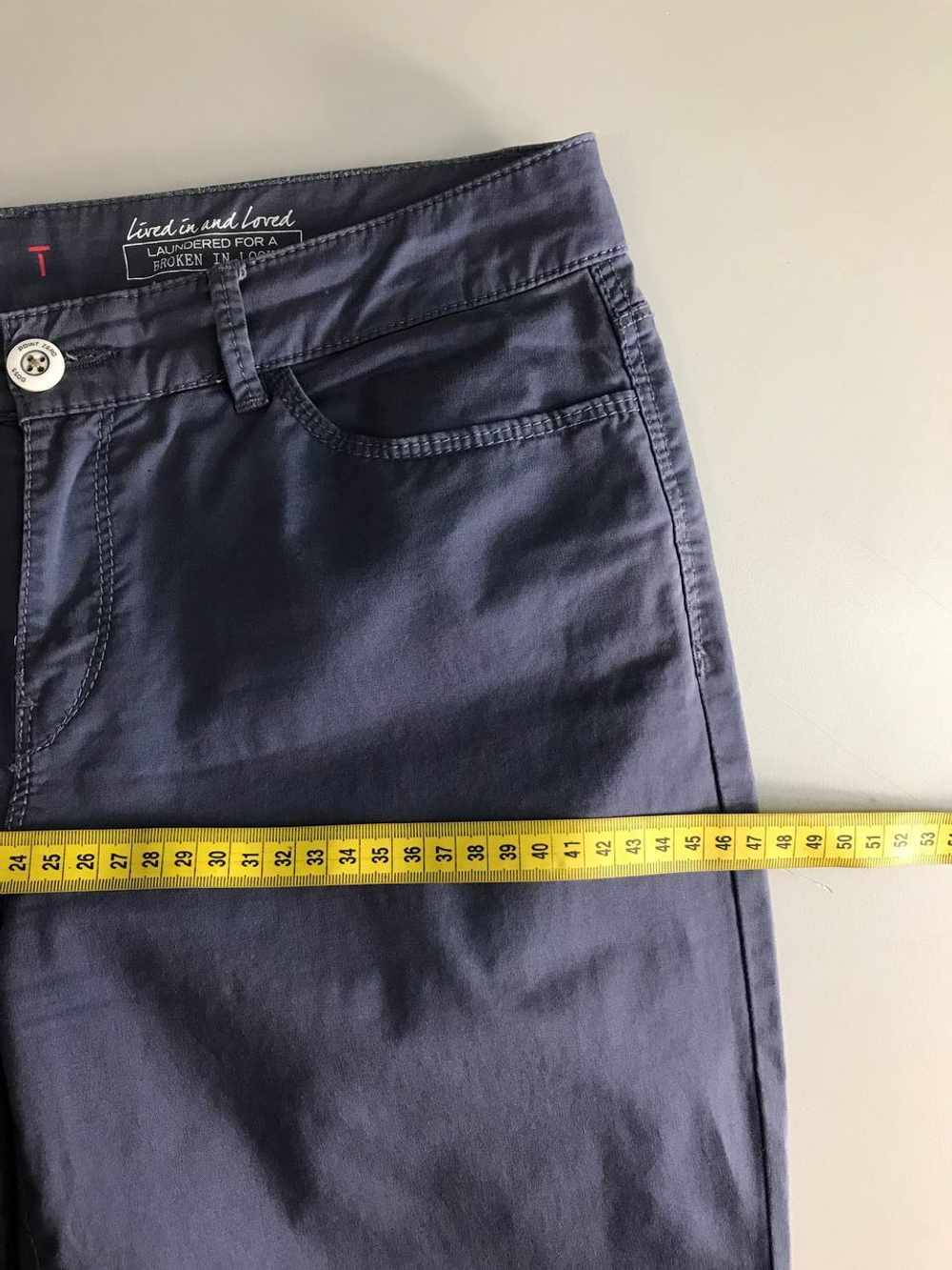 Брюки в стиле casual, маркировка 38, визуально 46 размер