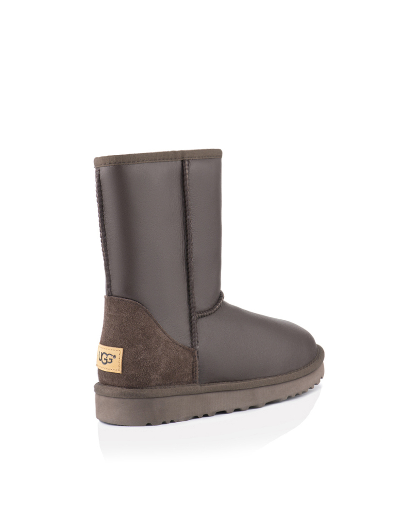 SHORT METALLIC II-chocolate