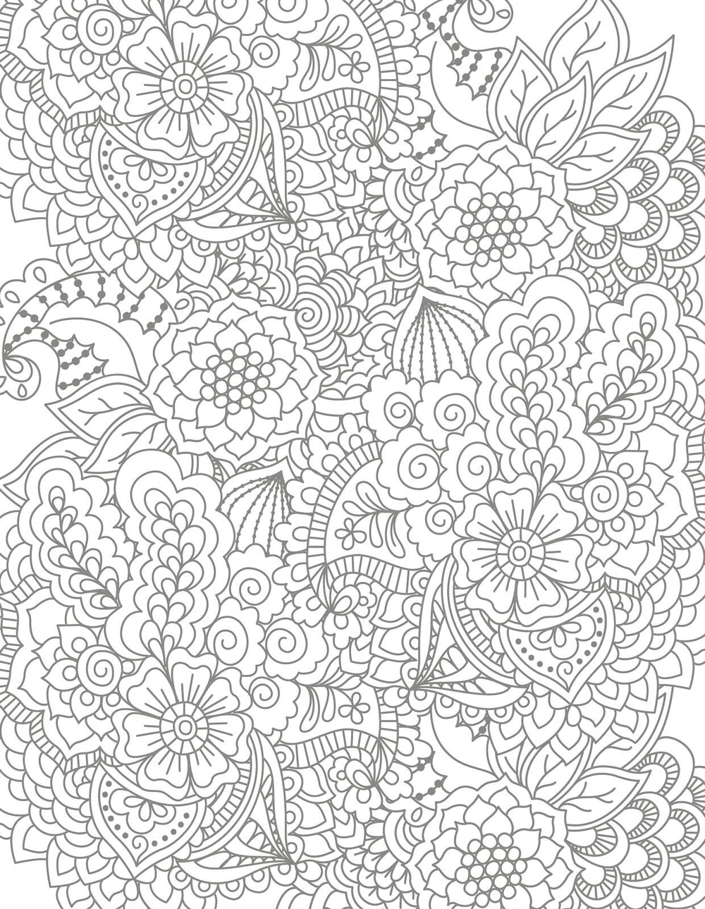 Открытки-антистресс, Волшебные цветы