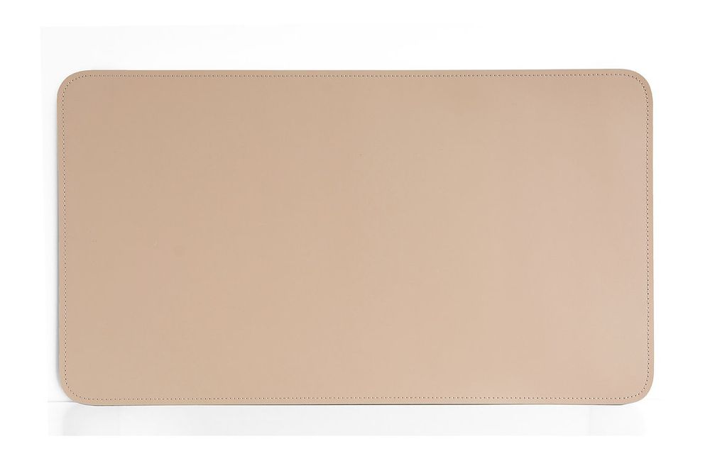 бежевый кожаный бювар