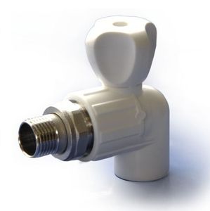 Краны шаровые Политэк угловые для радиатора