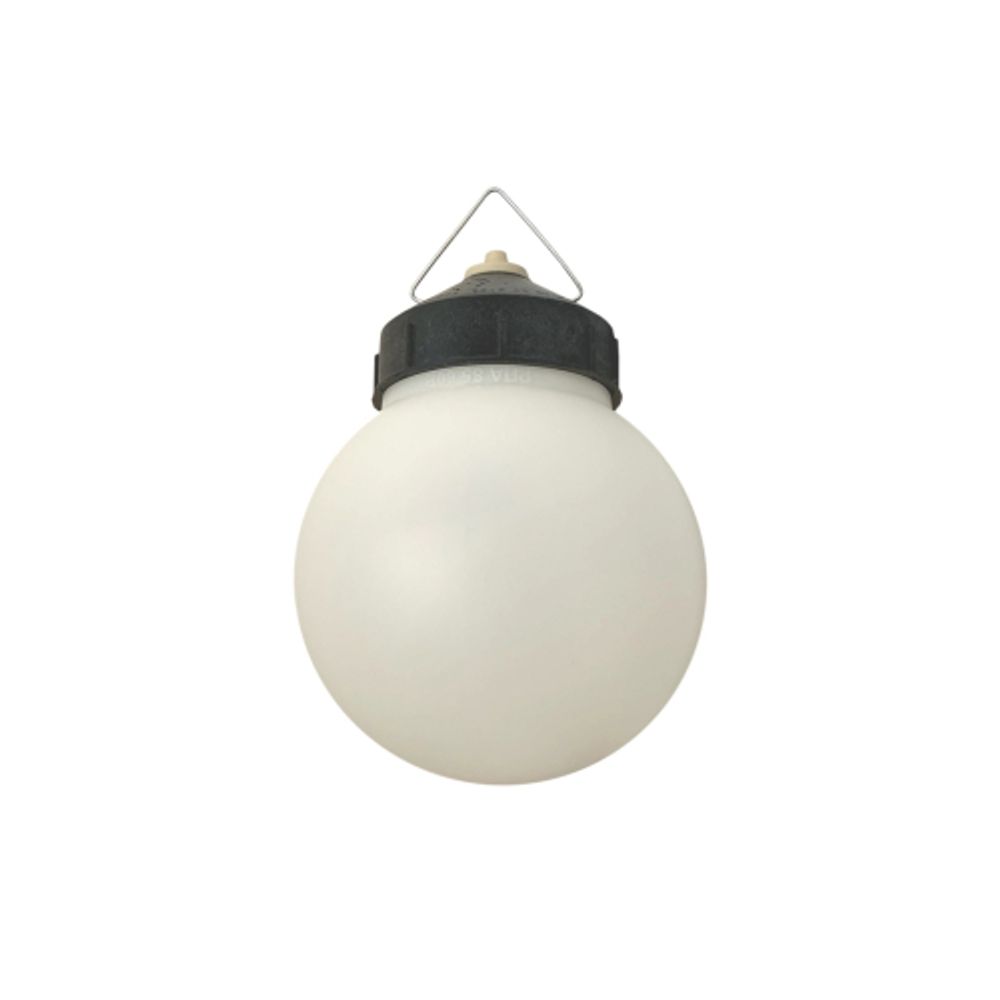 Светильник ЭРА НСП 01-60-003 подвесной Гранат полиэтилен IP44 E27 max 60Вт D150 шар белый | Светильники ЖКХ IP40 и IP44