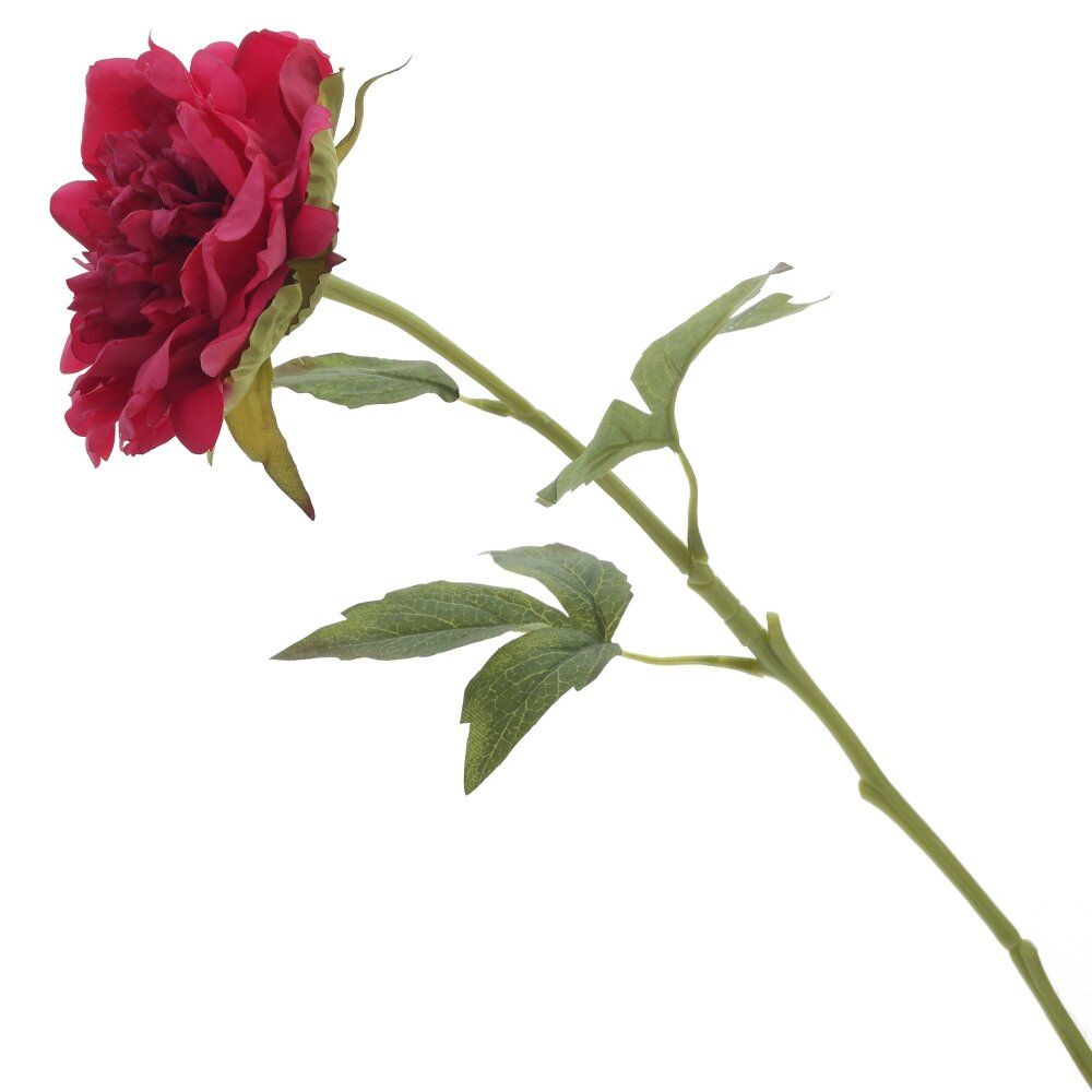 GAEM Цветок искусственный "Пион" (Real Touch), L17 W15 H58 см