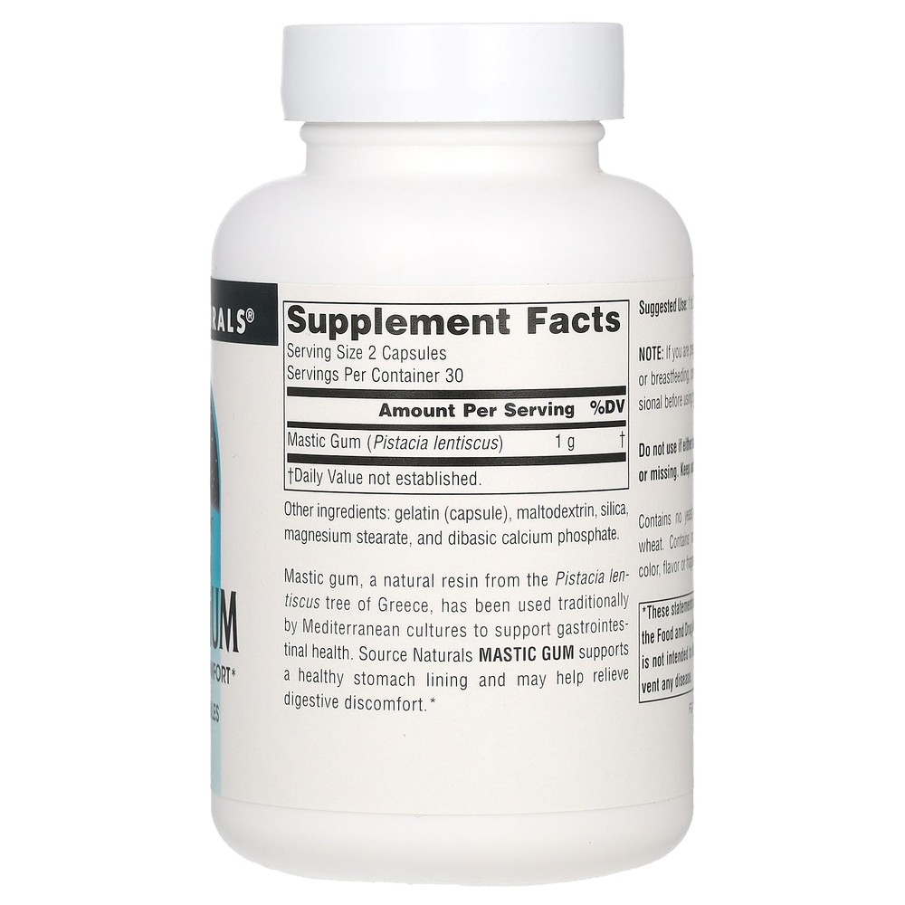 Source Naturals, Мастиковая смола, 500 мг, 60 капсул