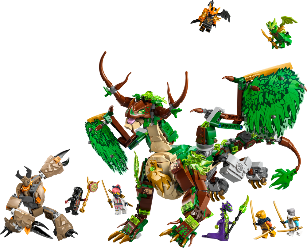 Конструктор Лего Ниндзяго Дракон жизни 71859 | LEGO NINJAGO Dragon of Life | большой дракон 1050 детали 9+