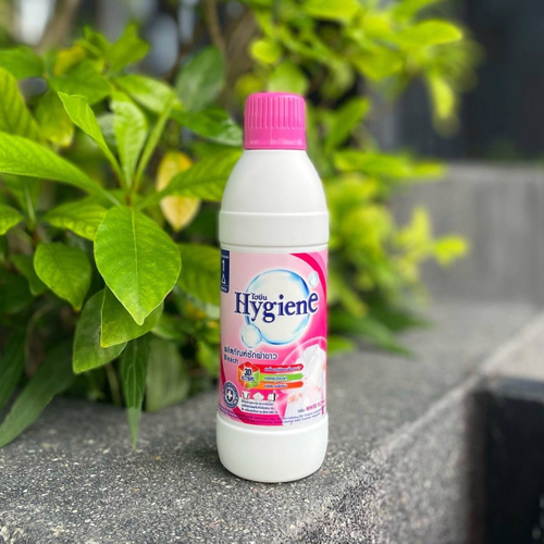 Жидкий отбеливатель парфюмированный только для белых тканей Hygiene Bleach White Floral