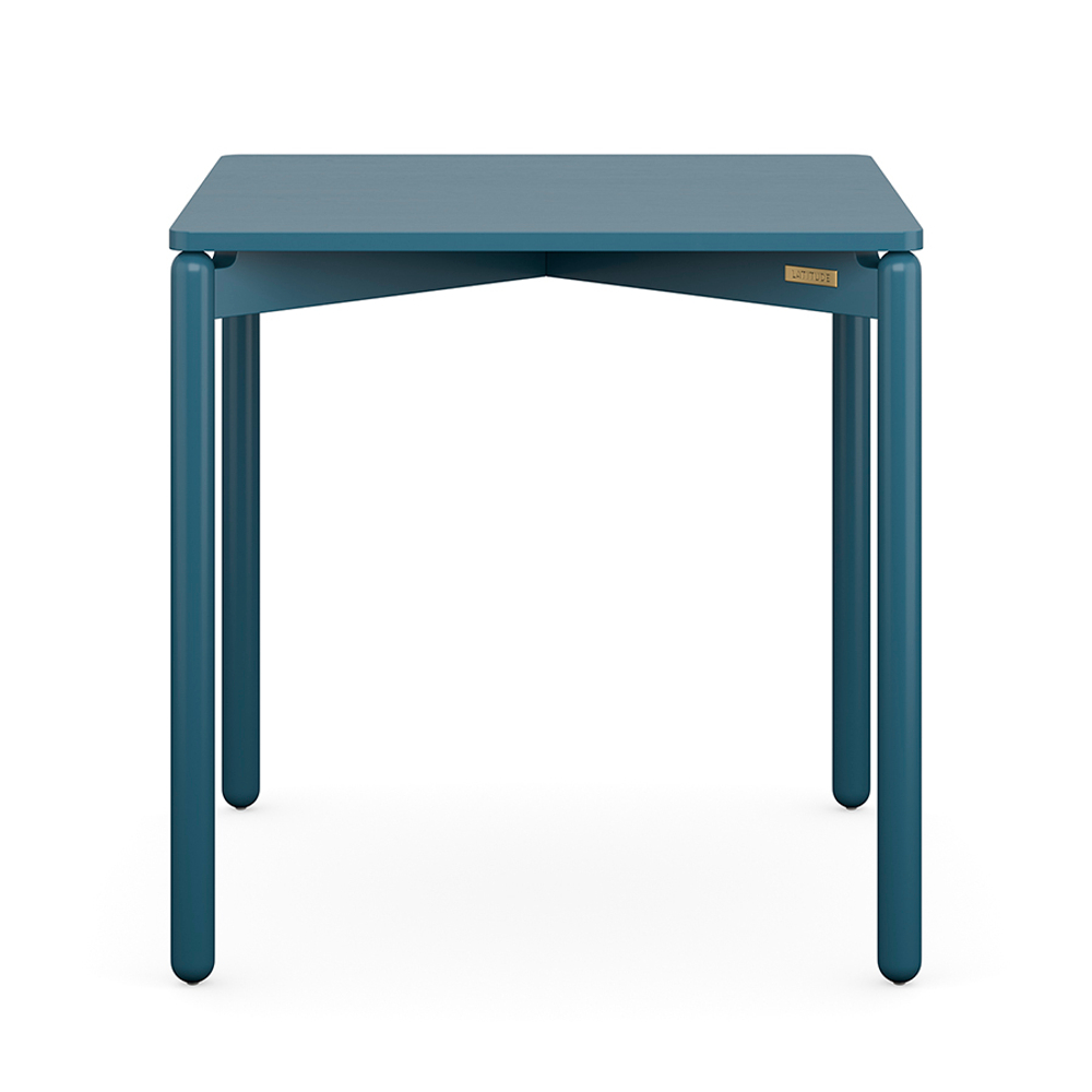 Стол обеденный saga, 75х75 см, сине-зеленый