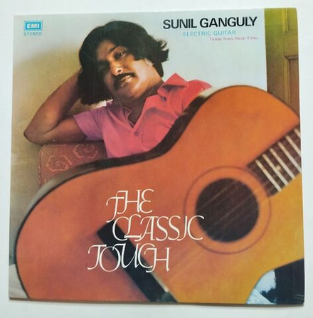 Винтажная виниловая пластинка LP Sunil Ganguly The Classic Touch. Electric Guitar Tunes From Hindi Films (India 1980)