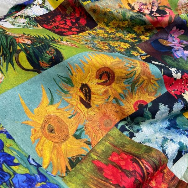 ШЕДЕВРЫ 100% , хлопок Handmade Fabrics 11