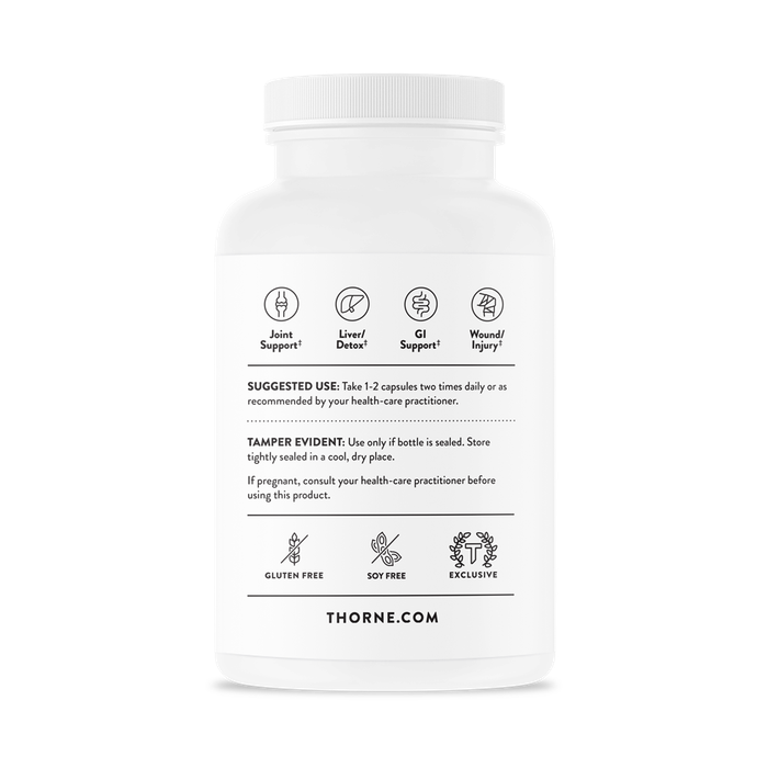 Комплекс с куркумином, Curcumin Phytosome (Meriva 500-SF), Thorne Research, 120 капсул 2