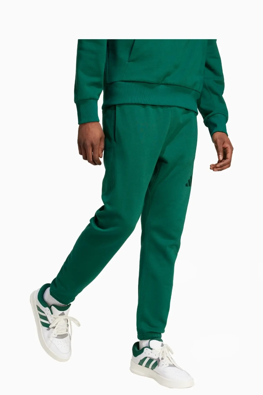 Штаны adidas All SZN Fleece Regular Tapered - зеленый