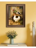 Картина интерьерная на холсте в раме 25*31 см