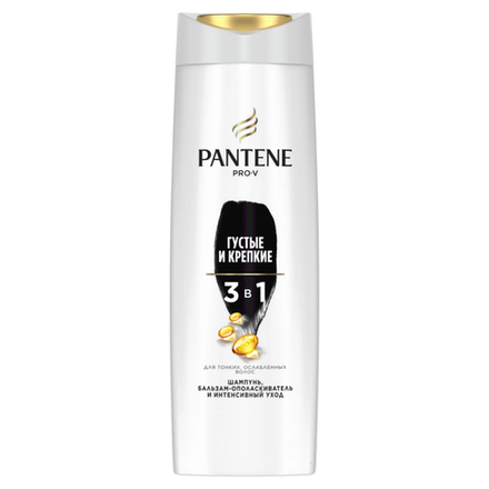 Шампунь Pantene Pro-V 3в1 Густые и крепкие 360 мл