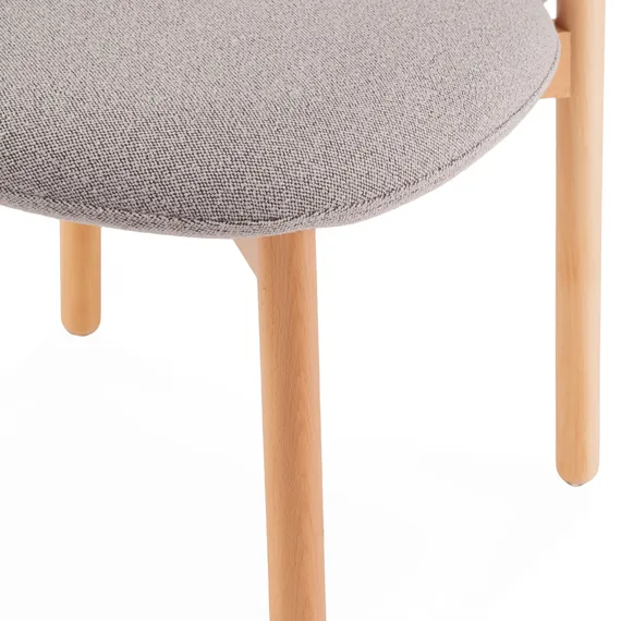 Стул Meiko серый, ножки бук