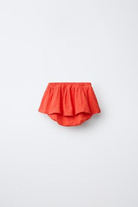 ZARA ТРУСЫ С ЮБКОЙ, КРАСНЫЙ