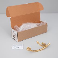 Ручка мебельная скоба Орхидея левая Айвори