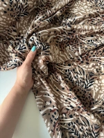 Ткань для рукоделия штапель для шитья 3 м плательная вискоза