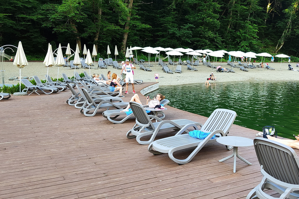 Шезлонг Nardi Eden с подлокотниками, tortora