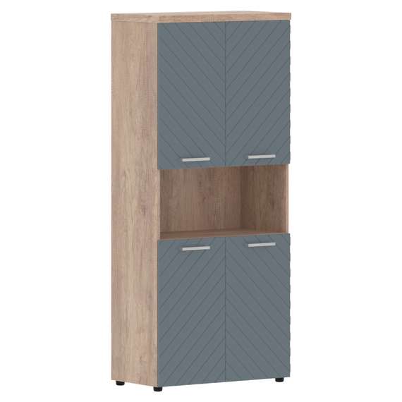 Шкаф с комплектами малых дверей и топом TLHC 85.4  856х450х1968 TORR LUX