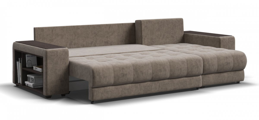 Угловой диван Босс ХЛ Велюр Роял тауп