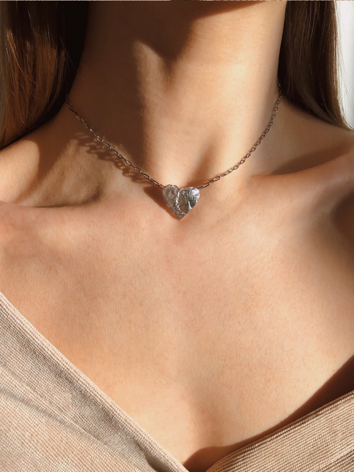 Колье-сердце Folio