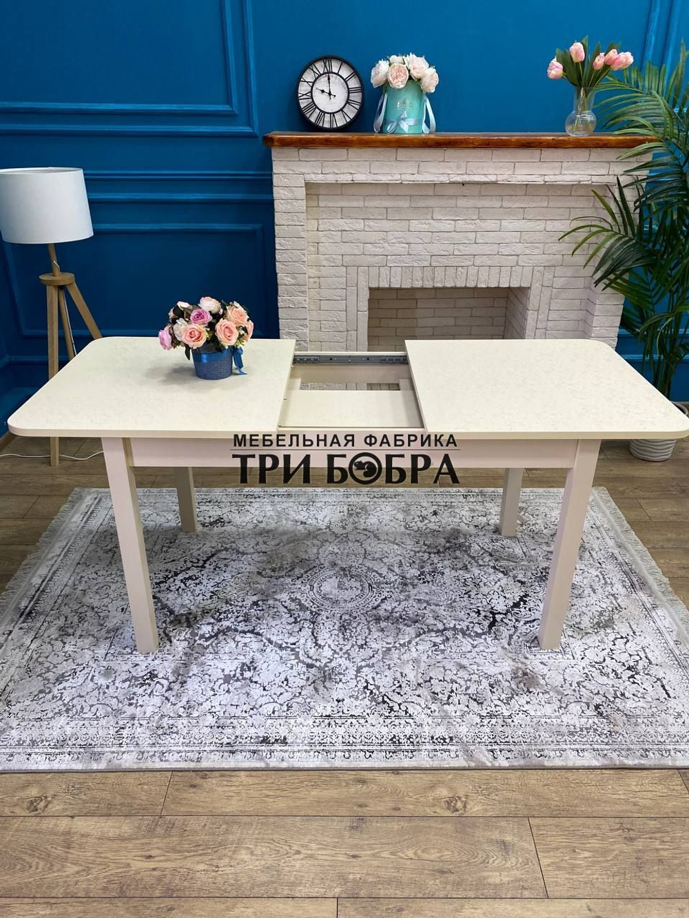 Большой кухонный стол "Макси", ванильная лоза