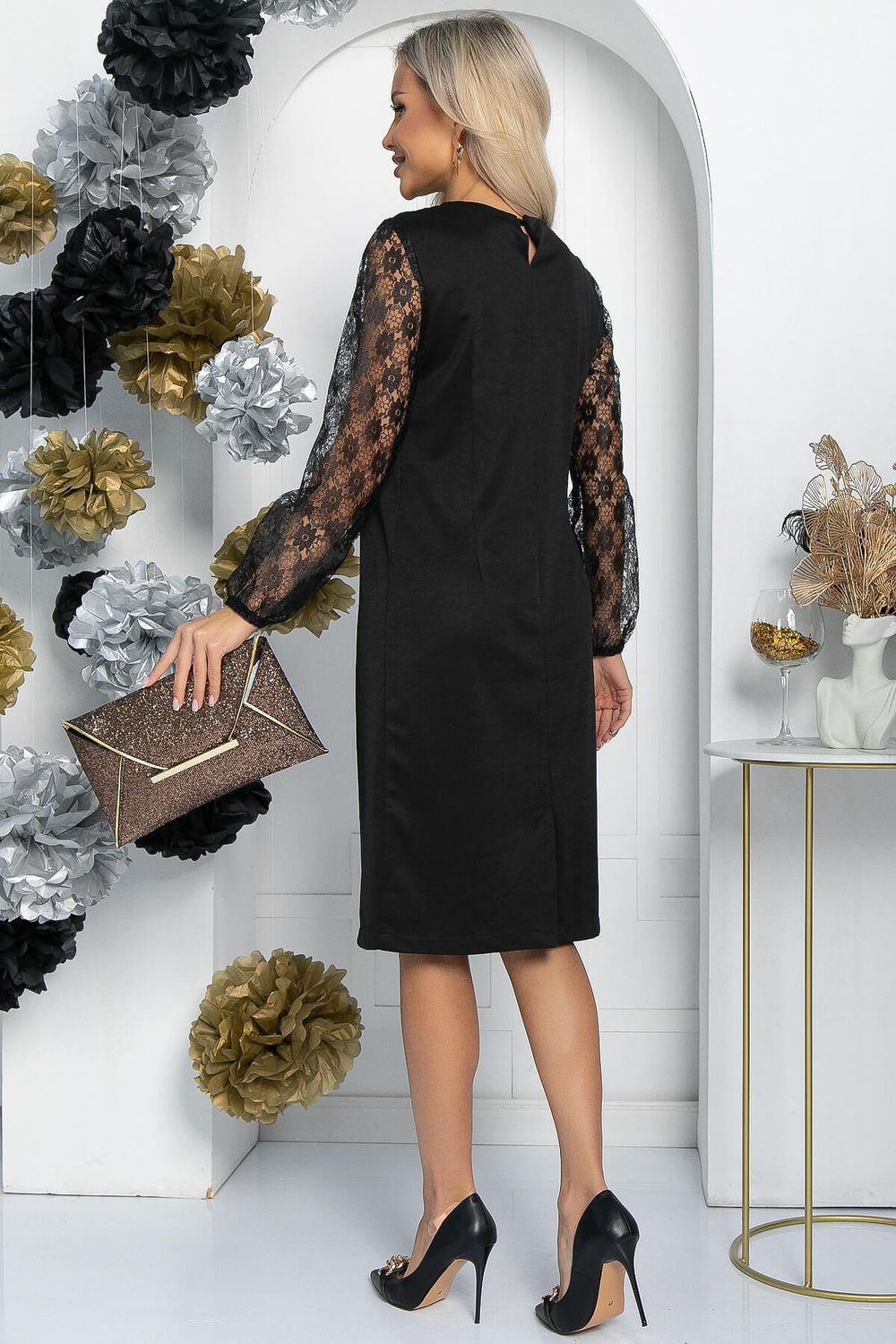 Платье Фурия (черное) П11654 LT Collection (Акция)