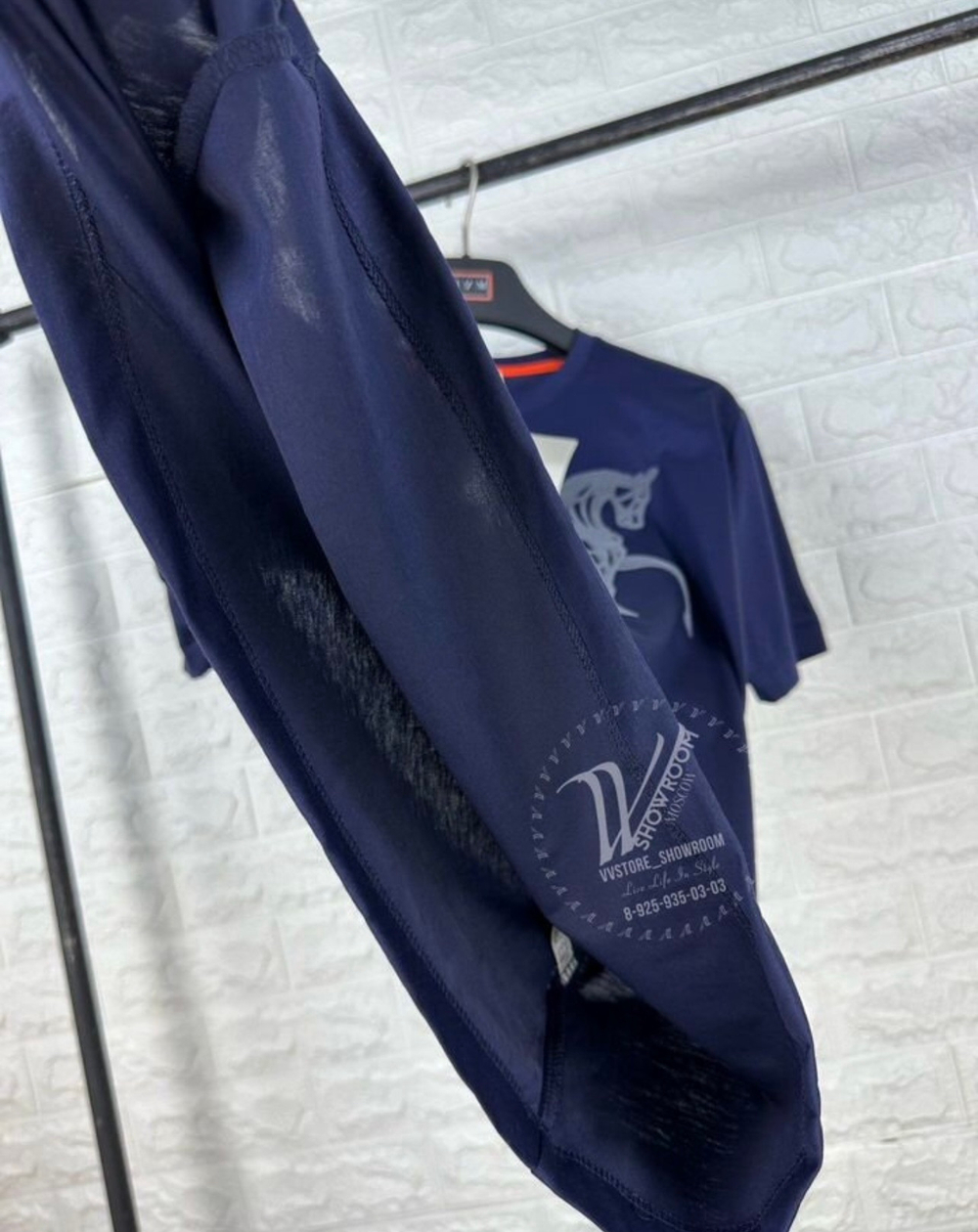 Футболка Hermes Blu премиум