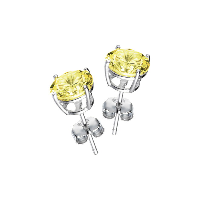 Серьги пусеты De Fete lime L