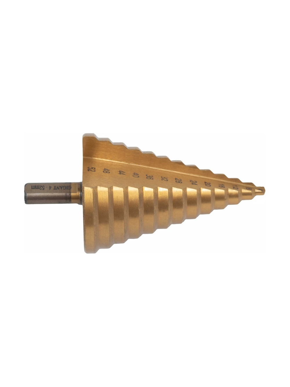 Сверло ступенчатое 4x52мм, шаг 4, HSS Gigant GSD 11059