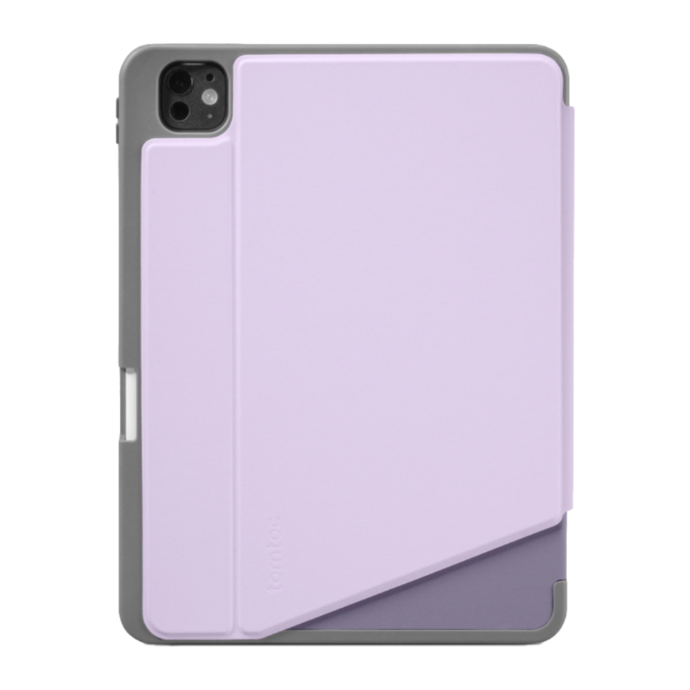 Кожаный чехол-подставка tomtoc Inspire-B50 Tri-Mode Case для iPad Air 11" (M2, M3, M4 | 2024–2026) и Air 10,9" Гибридный чехол из полиуретановой кожи Есть отсек для Apple Pencil или аналогичного стилуса