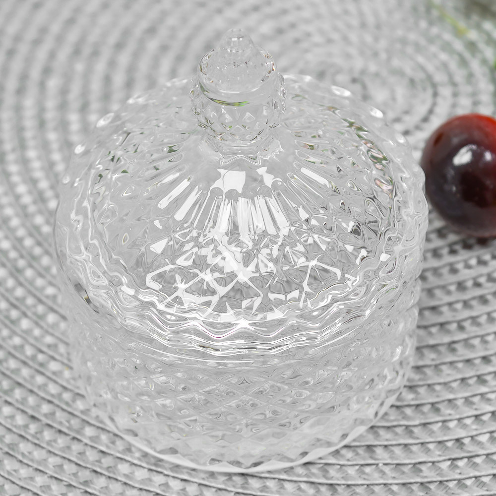 Ваза для варенья и меда 135мл, d8,5см, h9см, TG018