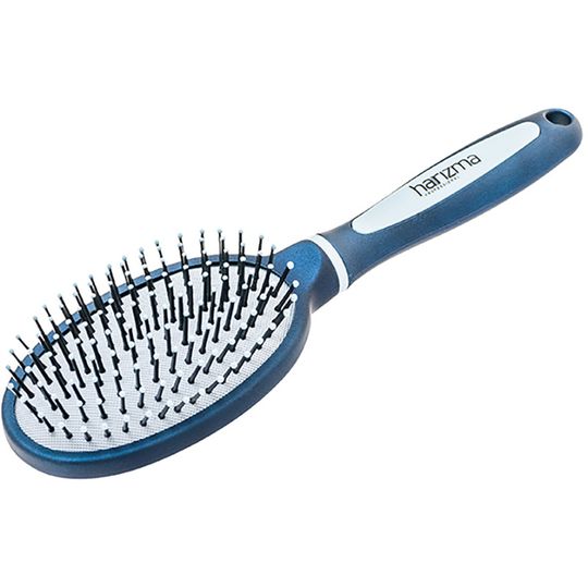 Щетка массажная Harizma, овальная, большая (h10602)