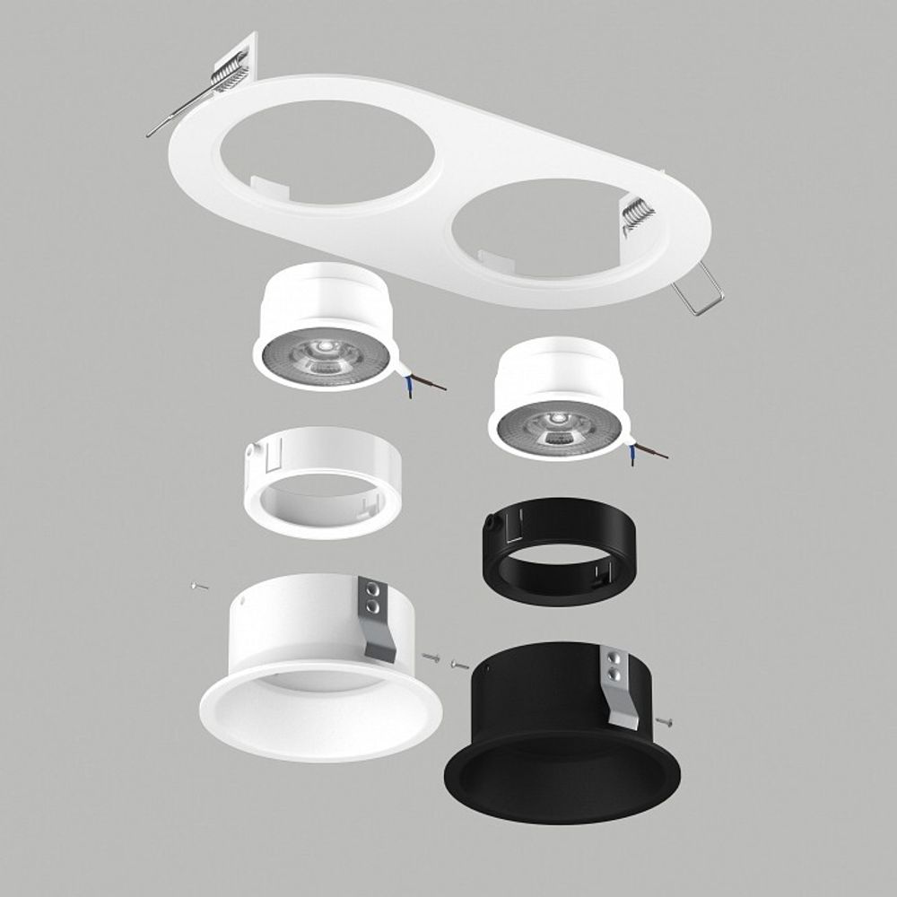 Встраиваемый светильник Lightstar Domino D6560607WBMOD