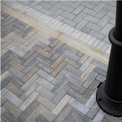 Тротуарная плитка ПАРКЕТ - Листопад гладкий Старый замок