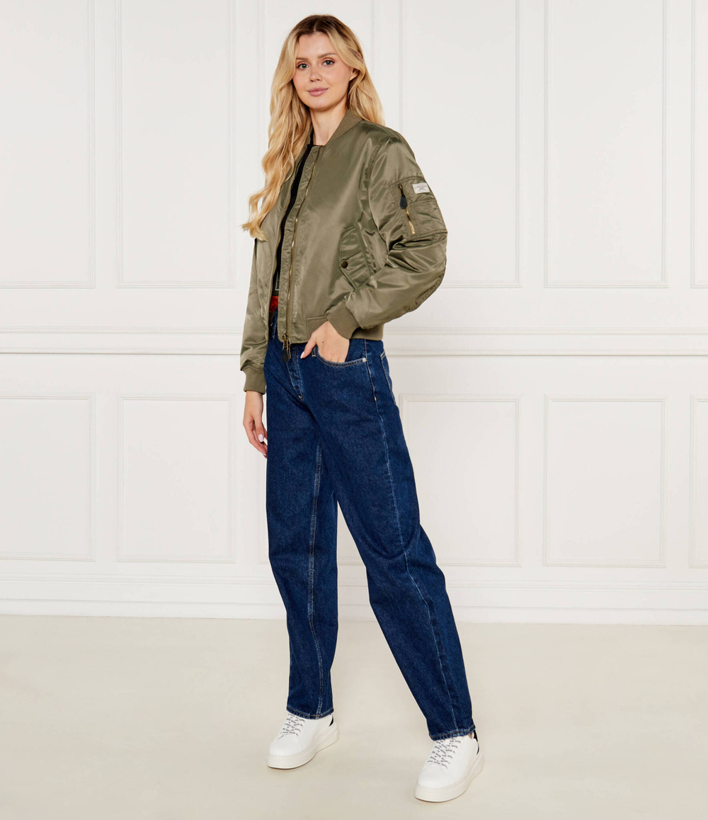 Куртка бомбер Guess Jeans - хаки(W4YL01 WG932)